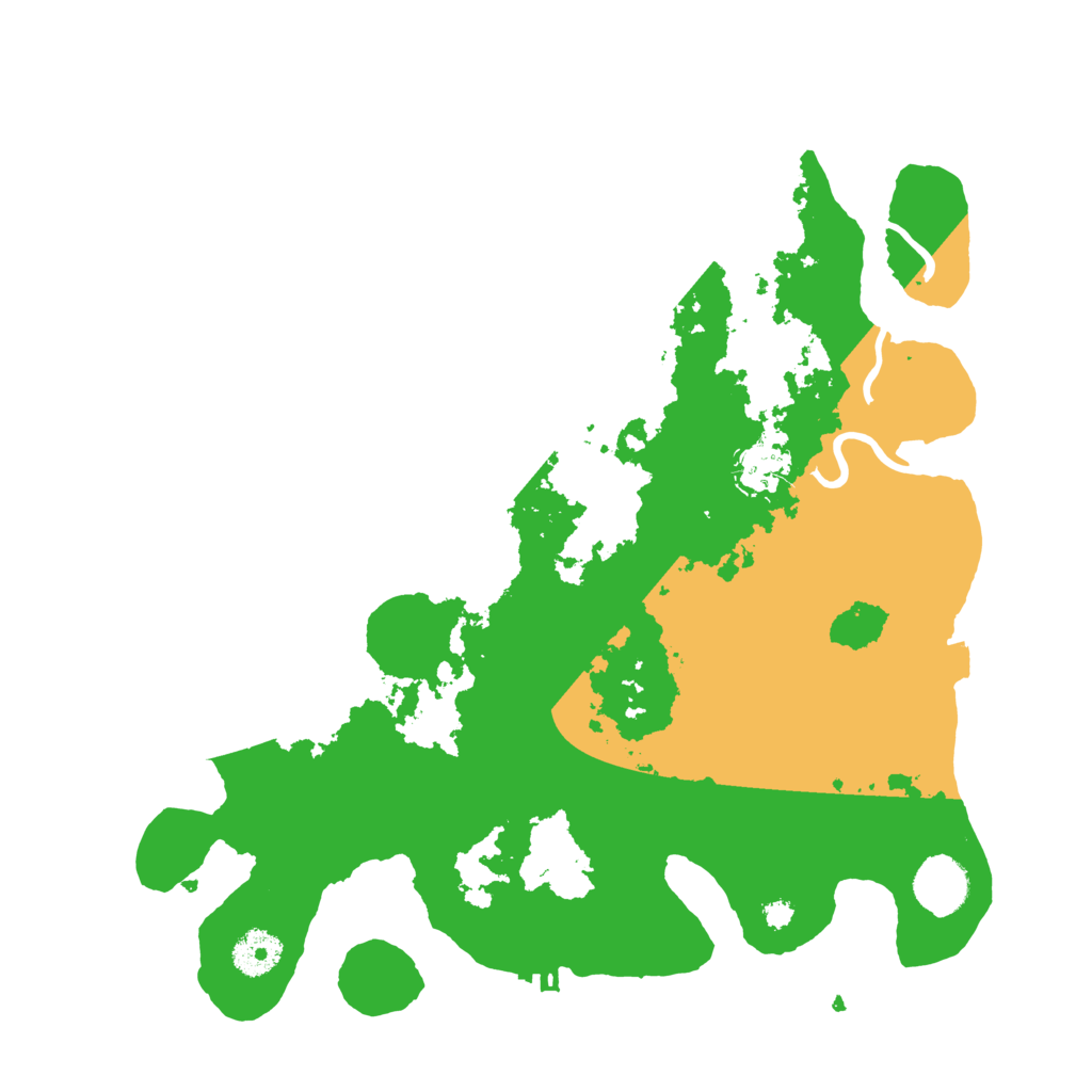 Biome Rust Map: Procedural Map, Size: 3500, Seed: 5466166