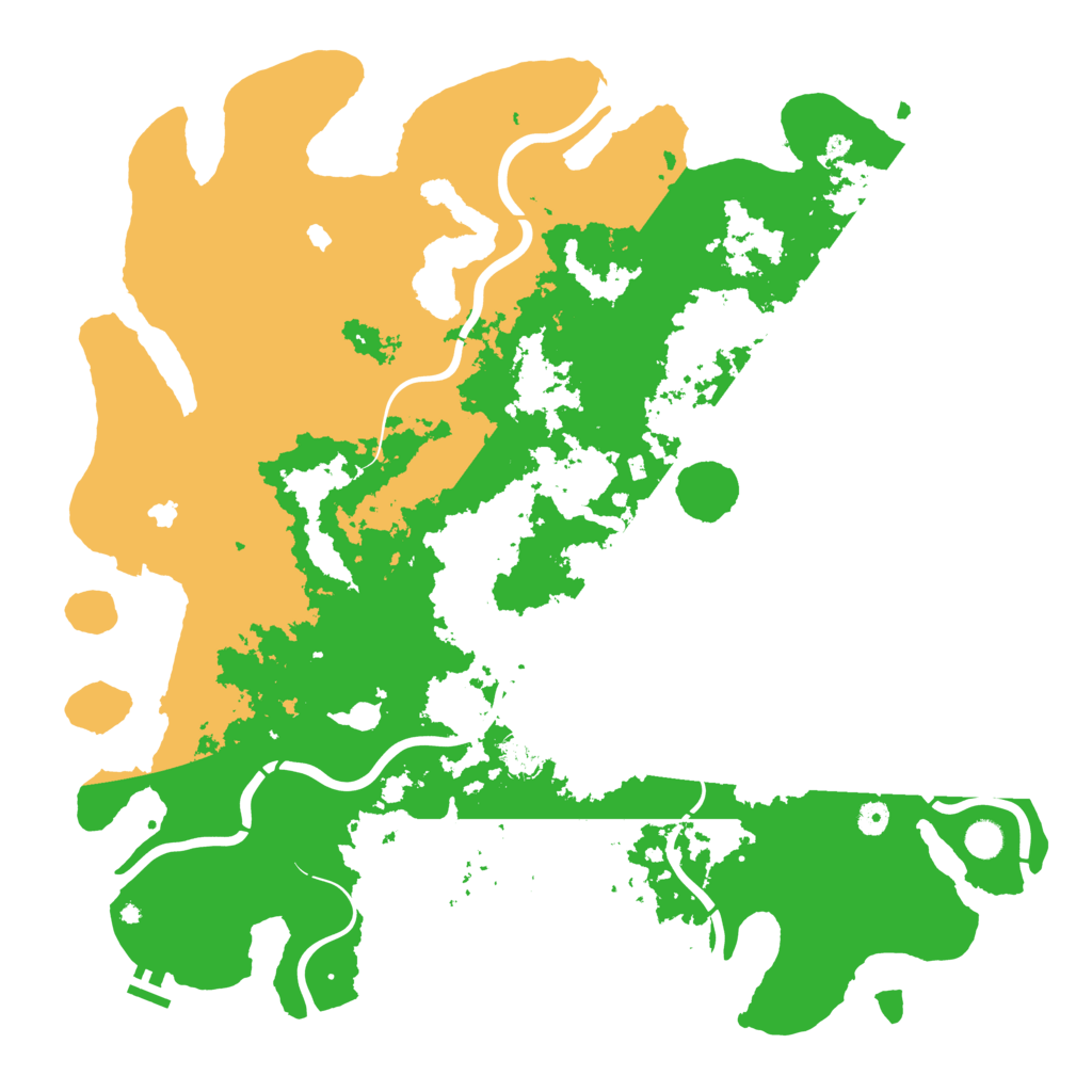 Biome Rust Map: Procedural Map, Size: 5000, Seed: 8032024