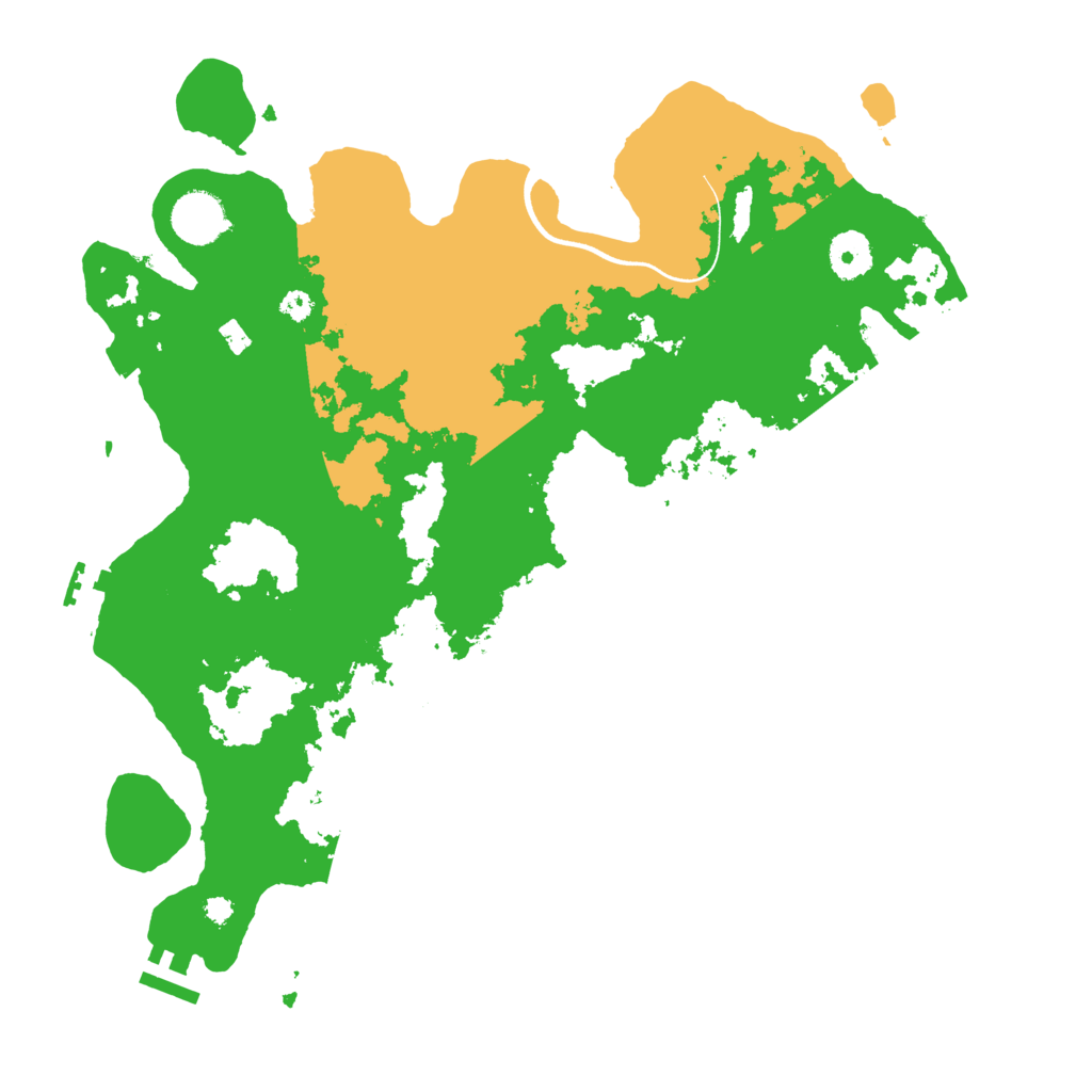 Biome Rust Map: Procedural Map, Size: 3600, Seed: 1910124744