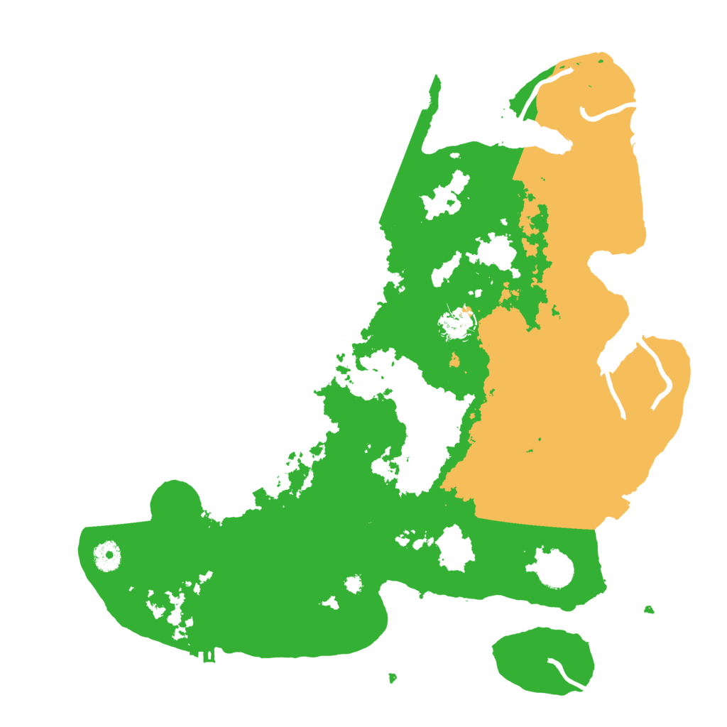 Biome Rust Map: Procedural Map, Size: 3800, Seed: 520061918