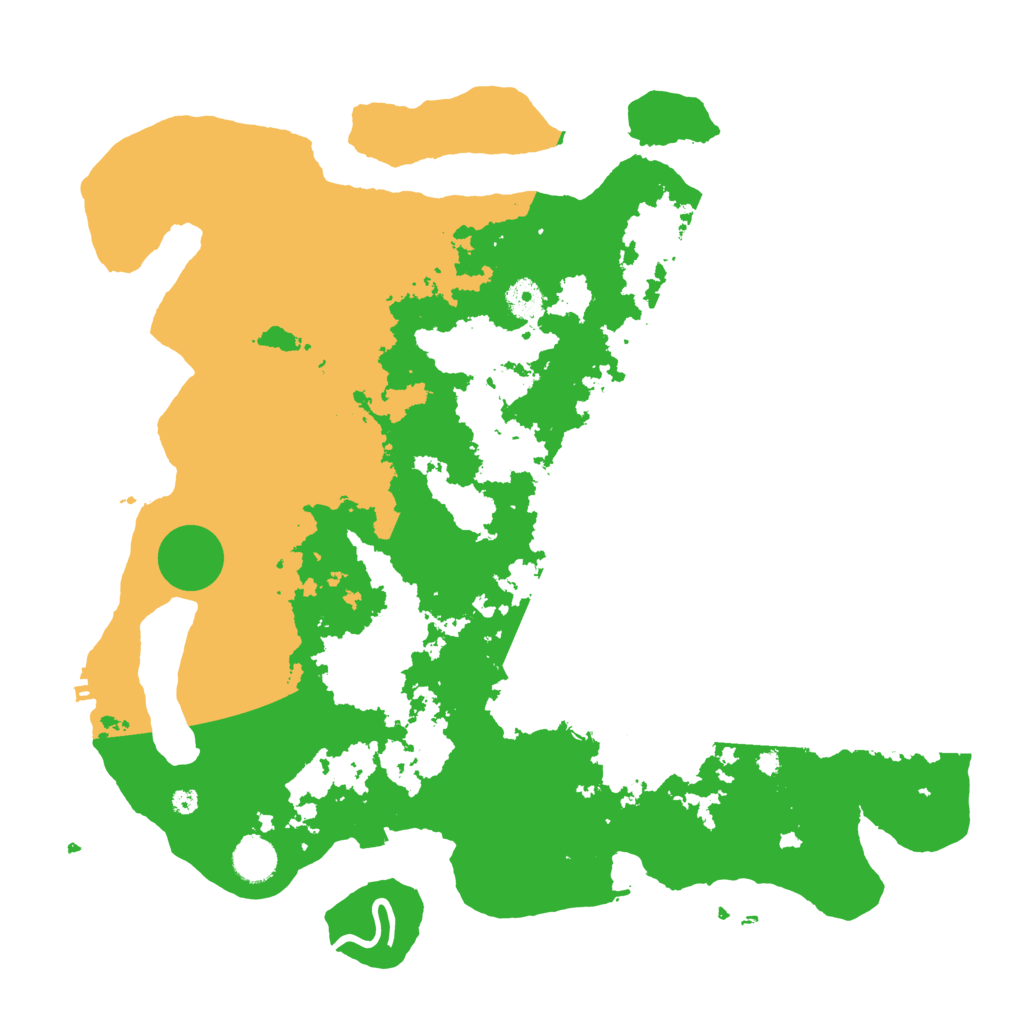 Biome Rust Map: Procedural Map, Size: 4096, Seed: 278688322