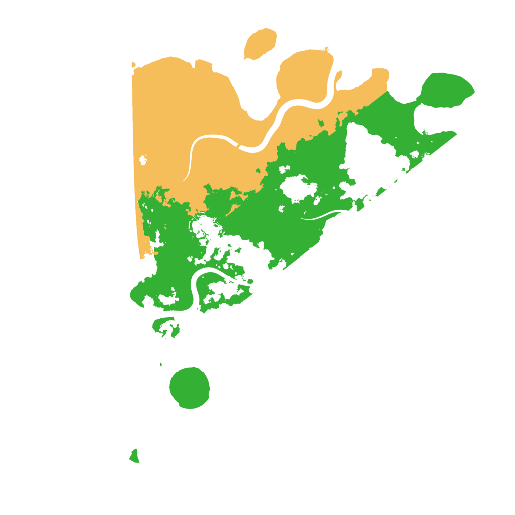 Biome Rust Map: Procedural Map, Size: 3500, Seed: 1698072701