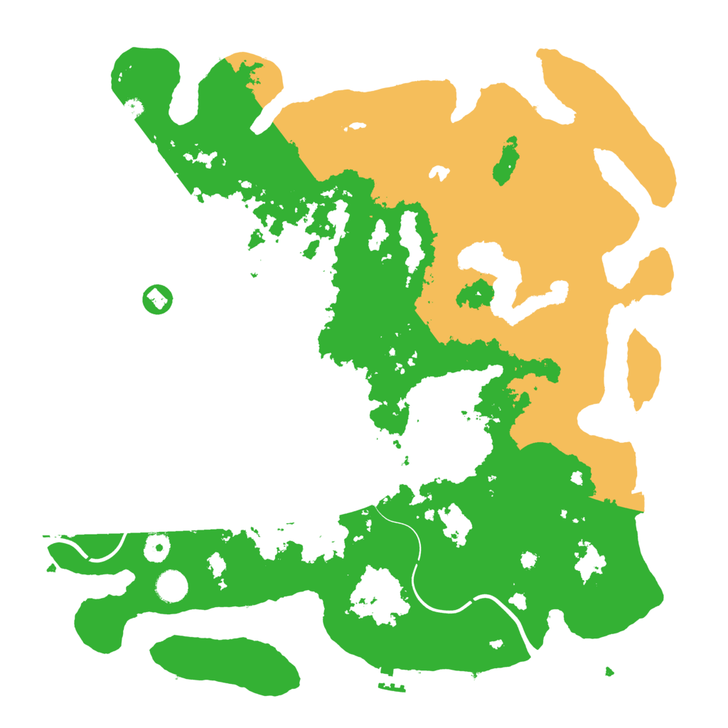 Biome Rust Map: Procedural Map, Size: 4000, Seed: 839014311