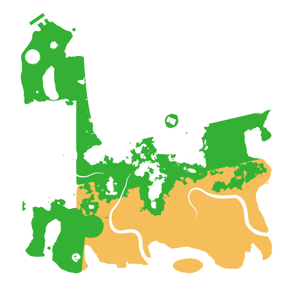 Biome Rust Map: Procedural Map, Size: 3650, Seed: 31854841