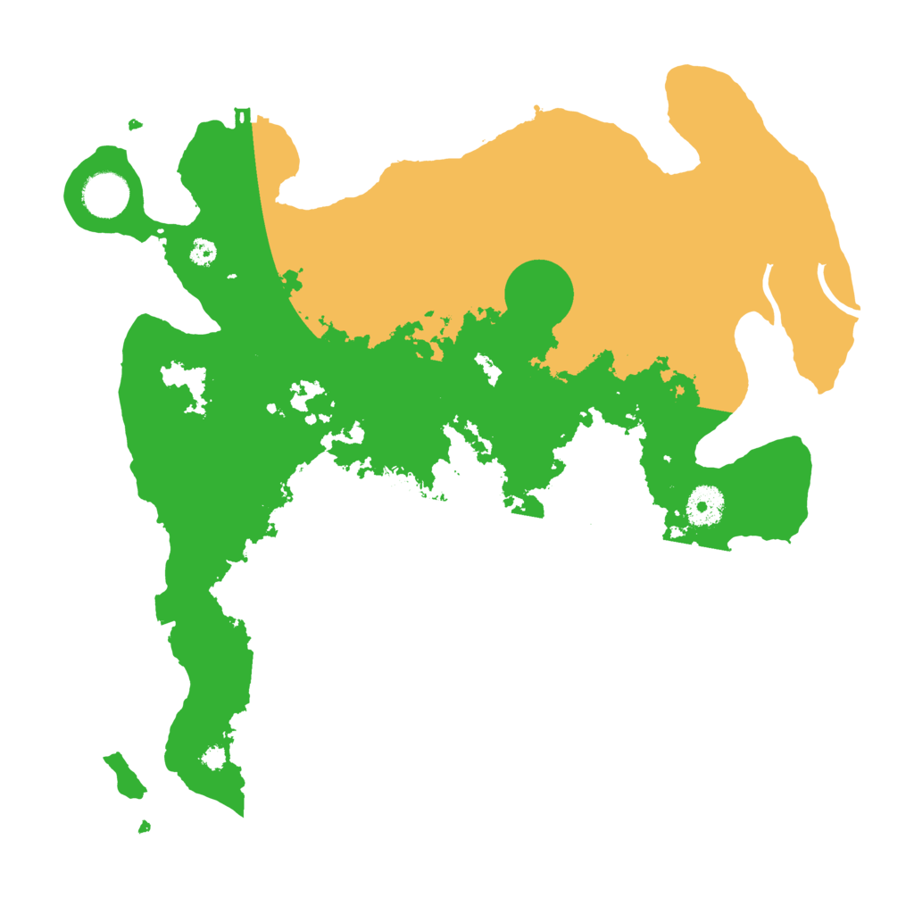 Biome Rust Map: Procedural Map, Size: 3500, Seed: 992010678