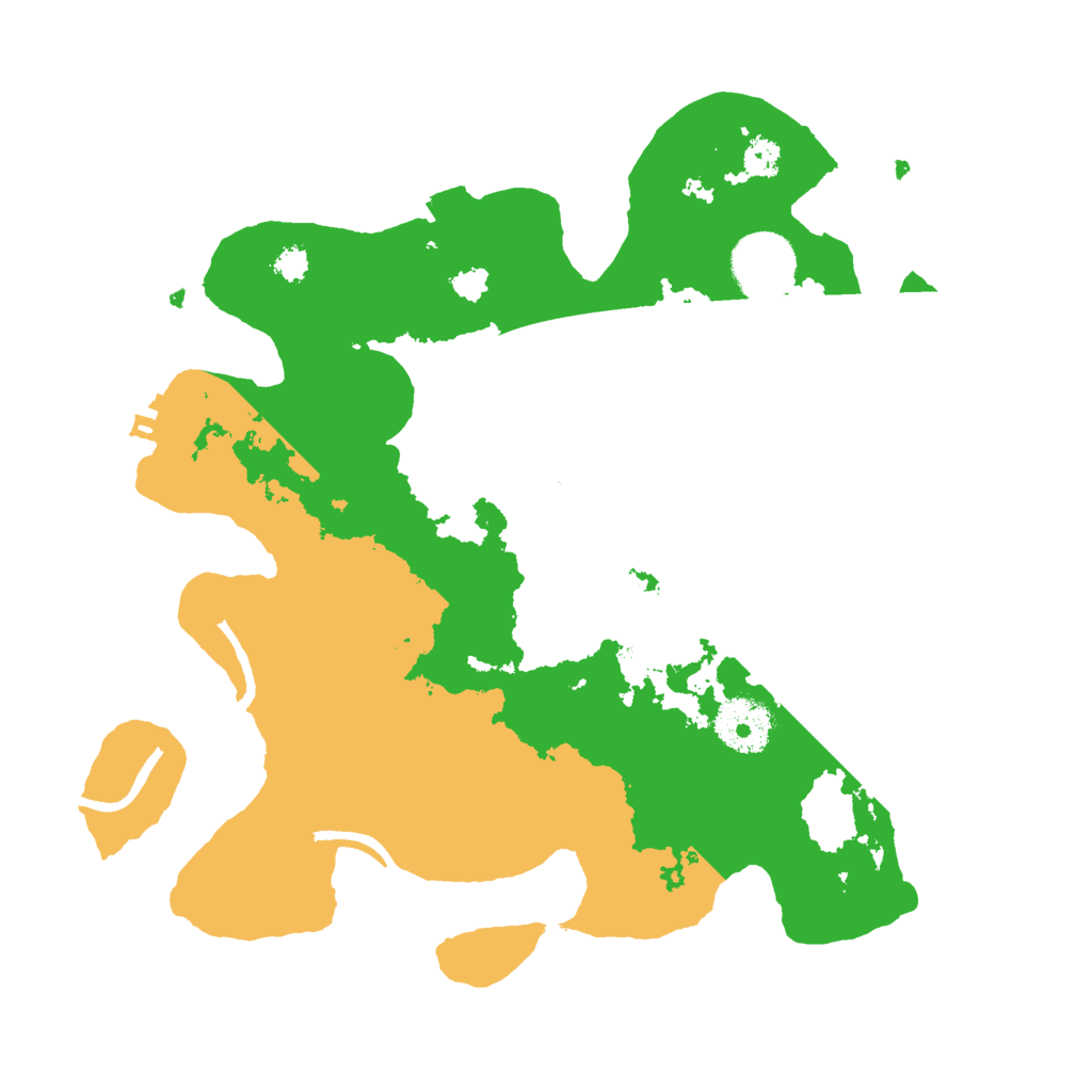 Biome Rust Map: Procedural Map, Size: 3000, Seed: 2004737975