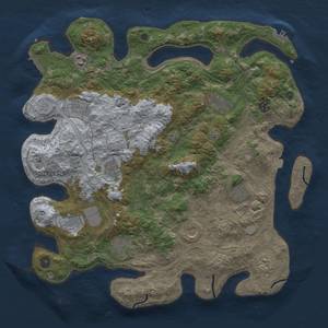 Thumbnail Rust Map: Procedural Map, Size: 4250, Seed: 12511, 19 Monuments