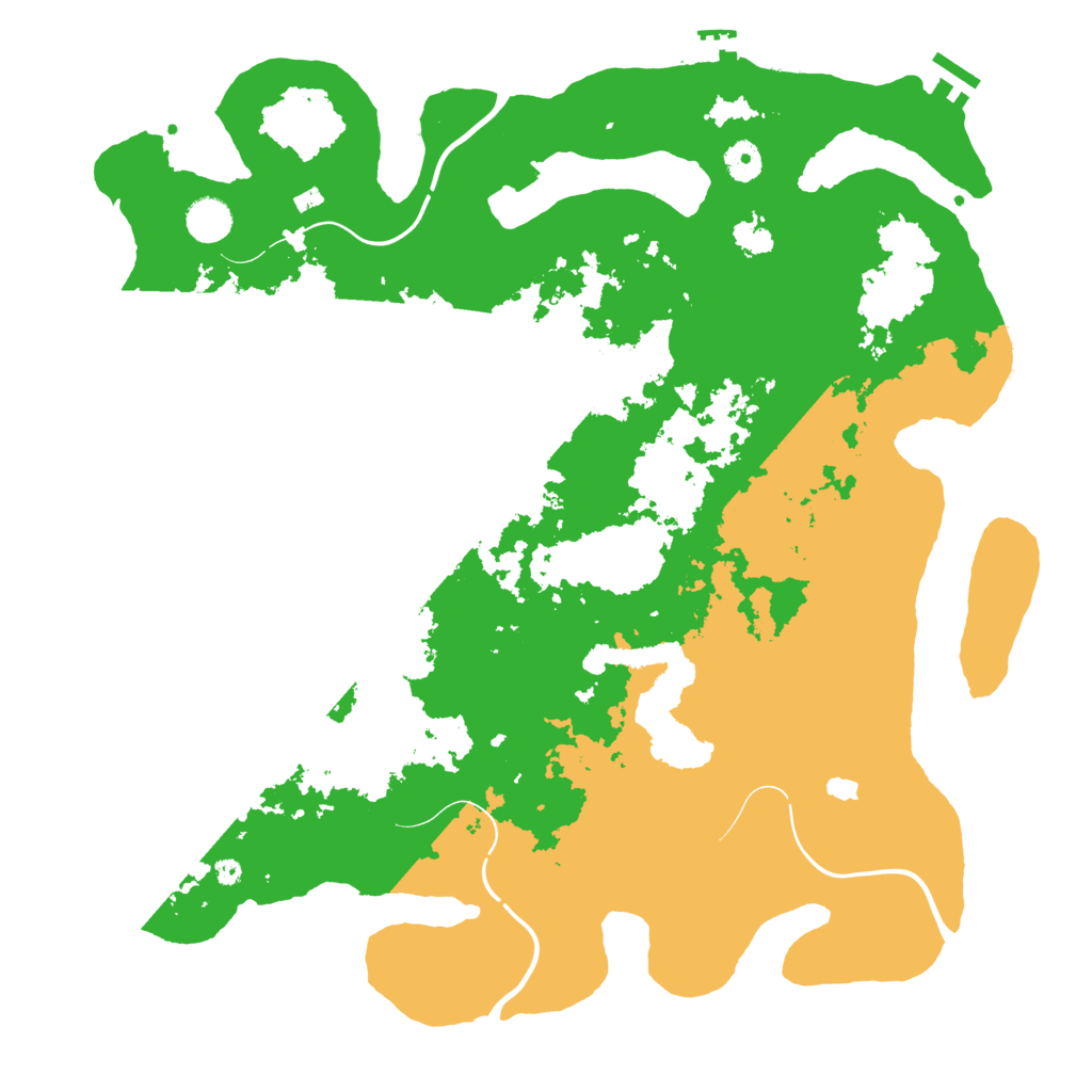 Biome Rust Map: Procedural Map, Size: 4250, Seed: 12511