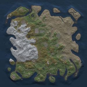 Thumbnail Rust Map: Procedural Map, Size: 4250, Seed: 1370230235, 18 Monuments