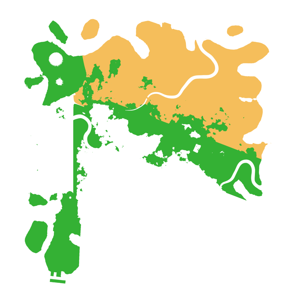 Biome Rust Map: Procedural Map, Size: 3800, Seed: 678902282