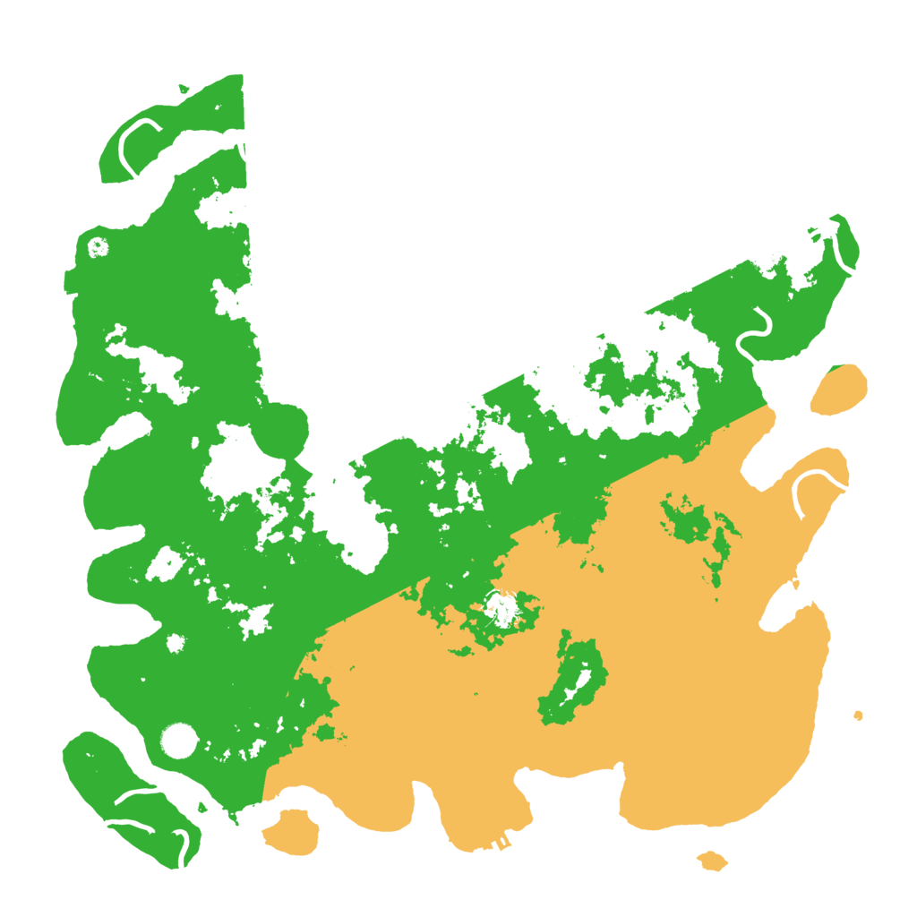 Biome Rust Map: Procedural Map, Size: 4500, Seed: 9684