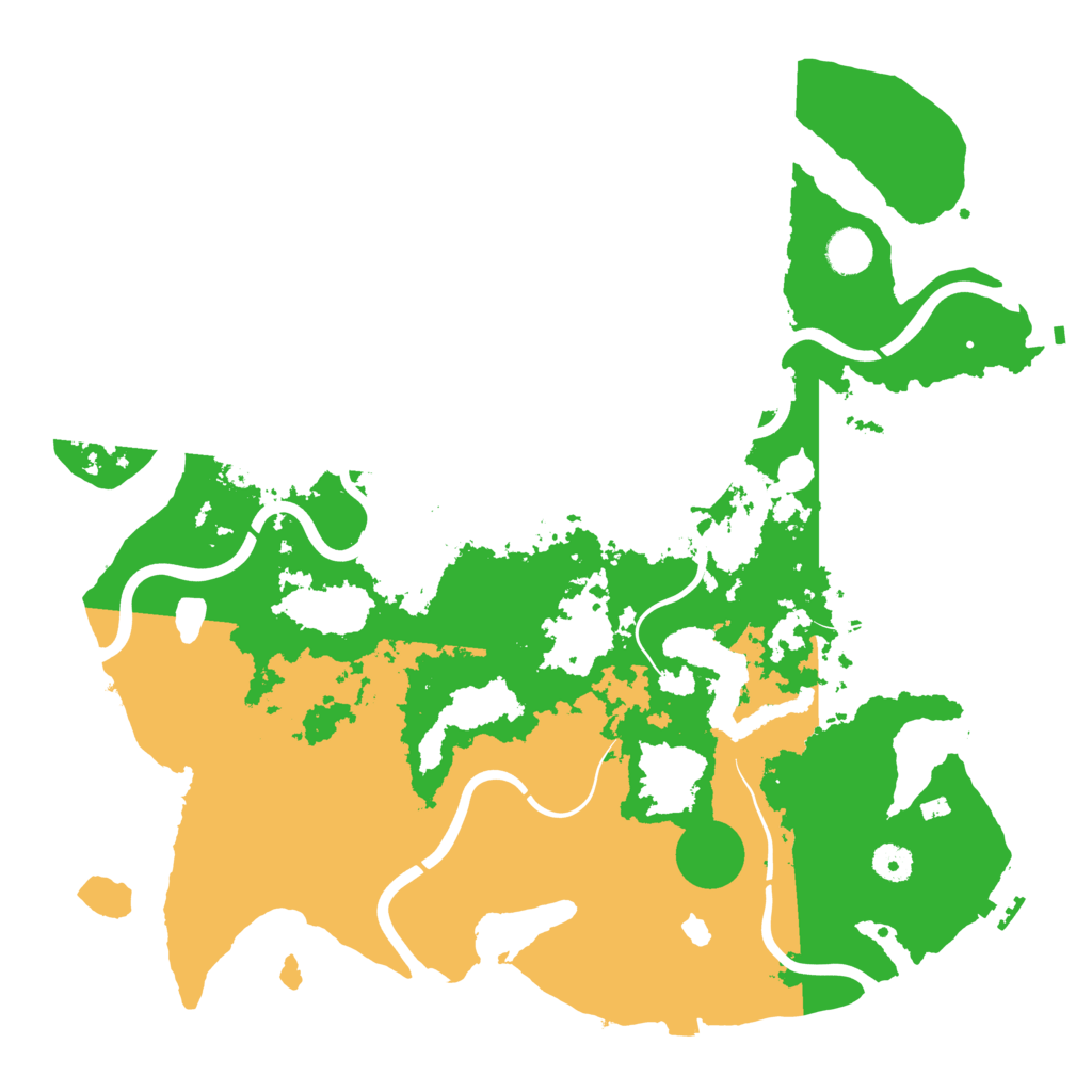 Biome Rust Map: Procedural Map, Size: 4200, Seed: 14309322