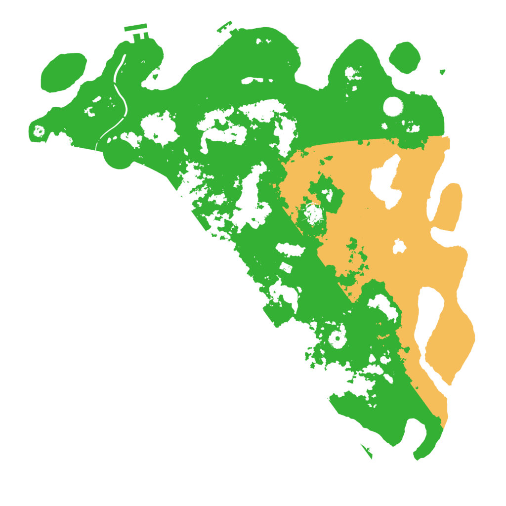 Biome Rust Map: Procedural Map, Size: 4500, Seed: 564766453