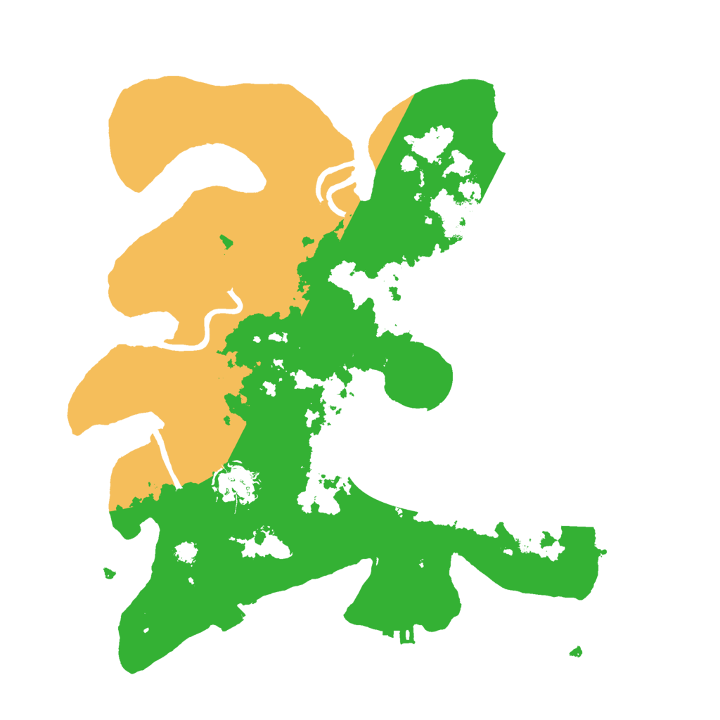 Biome Rust Map: Procedural Map, Size: 3000, Seed: 20919