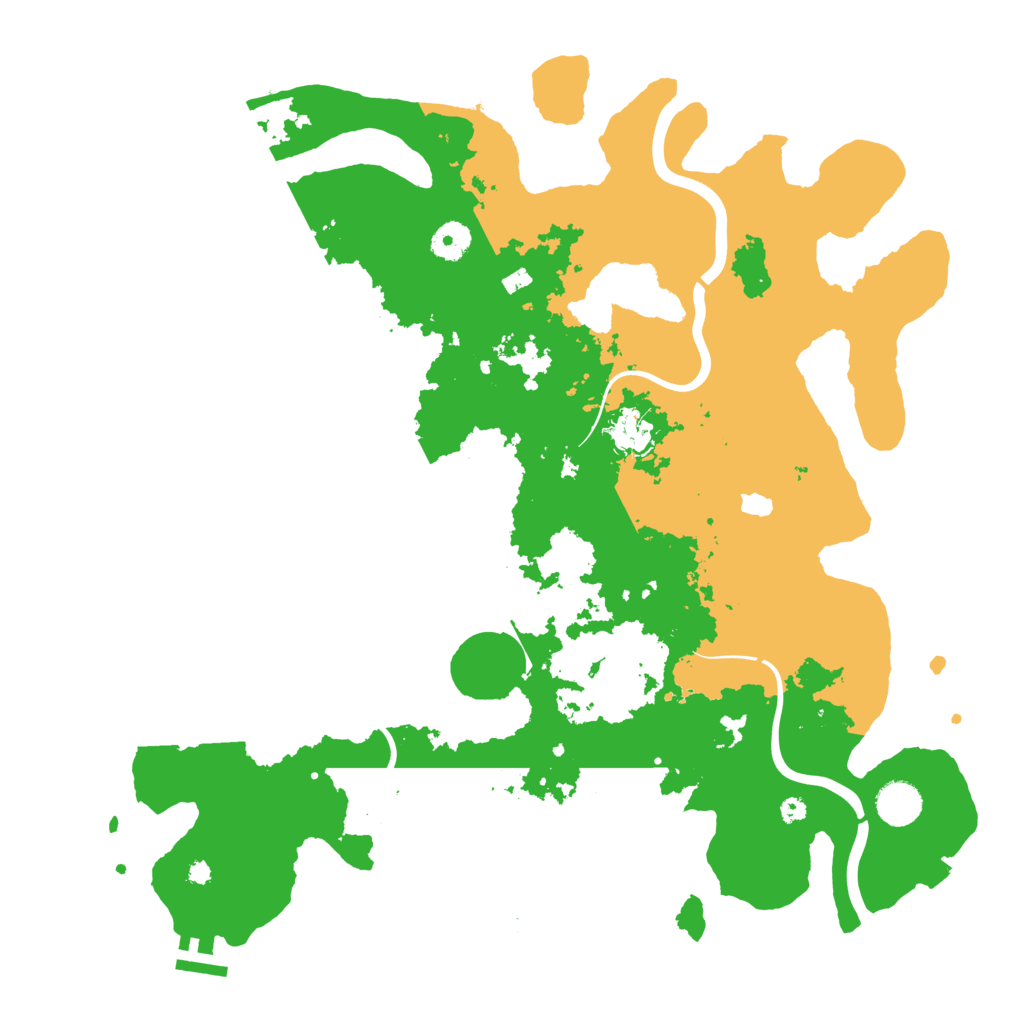 Biome Rust Map: Procedural Map, Size: 4000, Seed: 1931144920