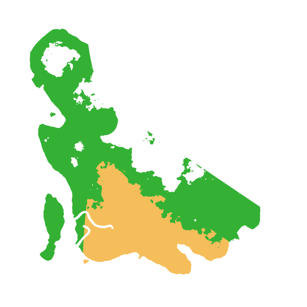 Biome Rust Map: Procedural Map, Size: 3000, Seed: 526909976