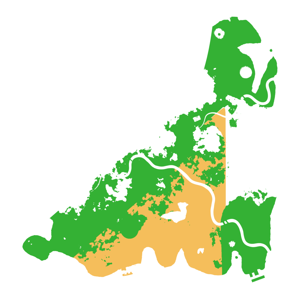Biome Rust Map: Procedural Map, Size: 4500, Seed: 997019939