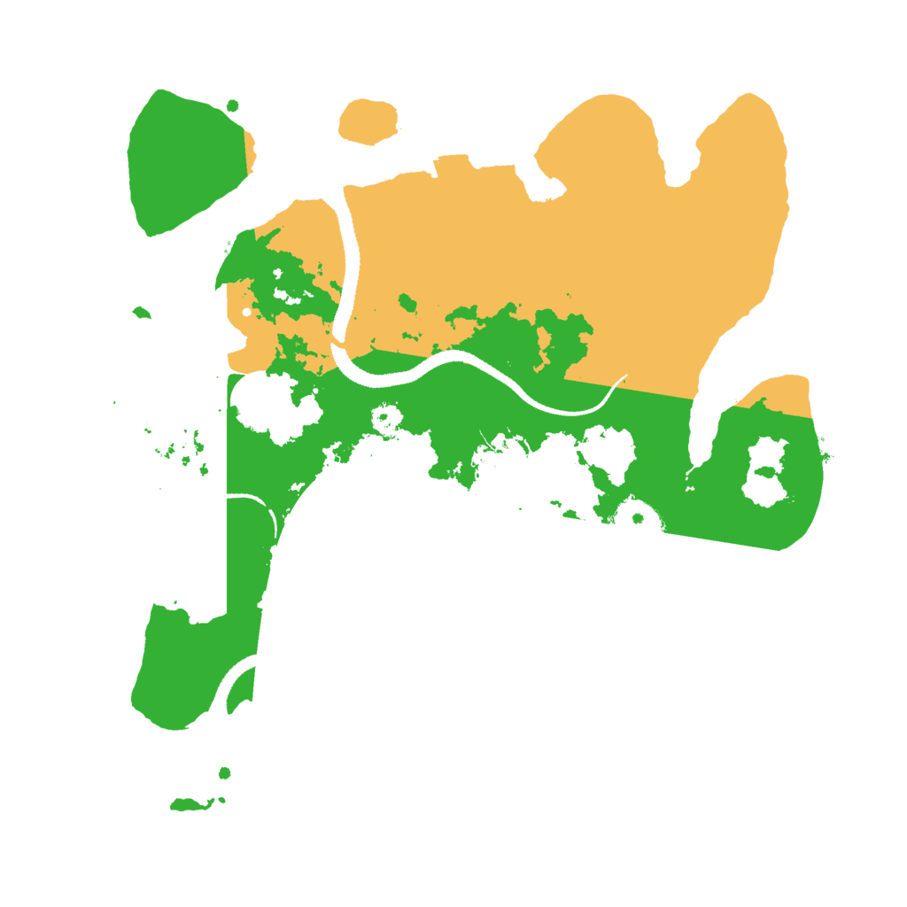 Biome Rust Map: Procedural Map, Size: 3000, Seed: 1577646831