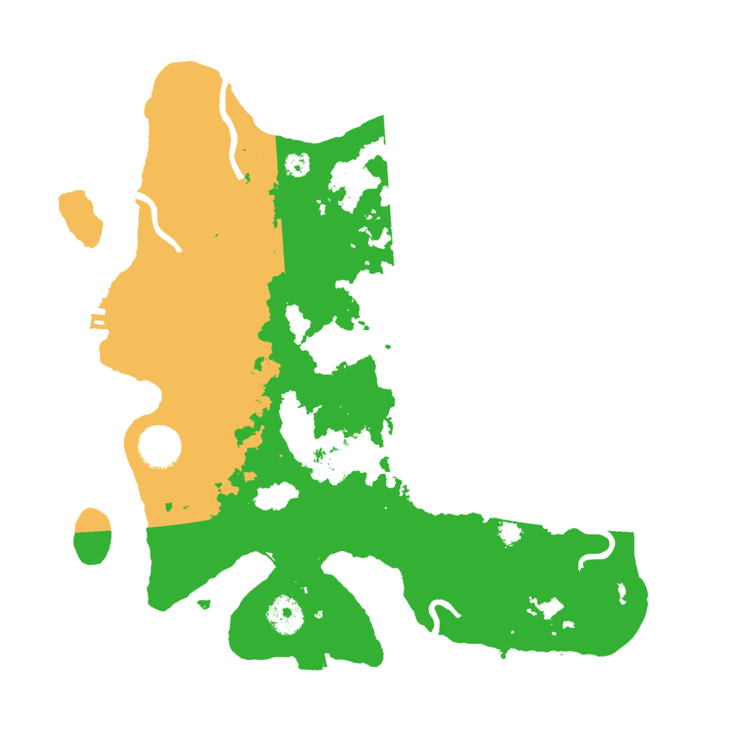 Biome Rust Map: Procedural Map, Size: 3000, Seed: 1489707254