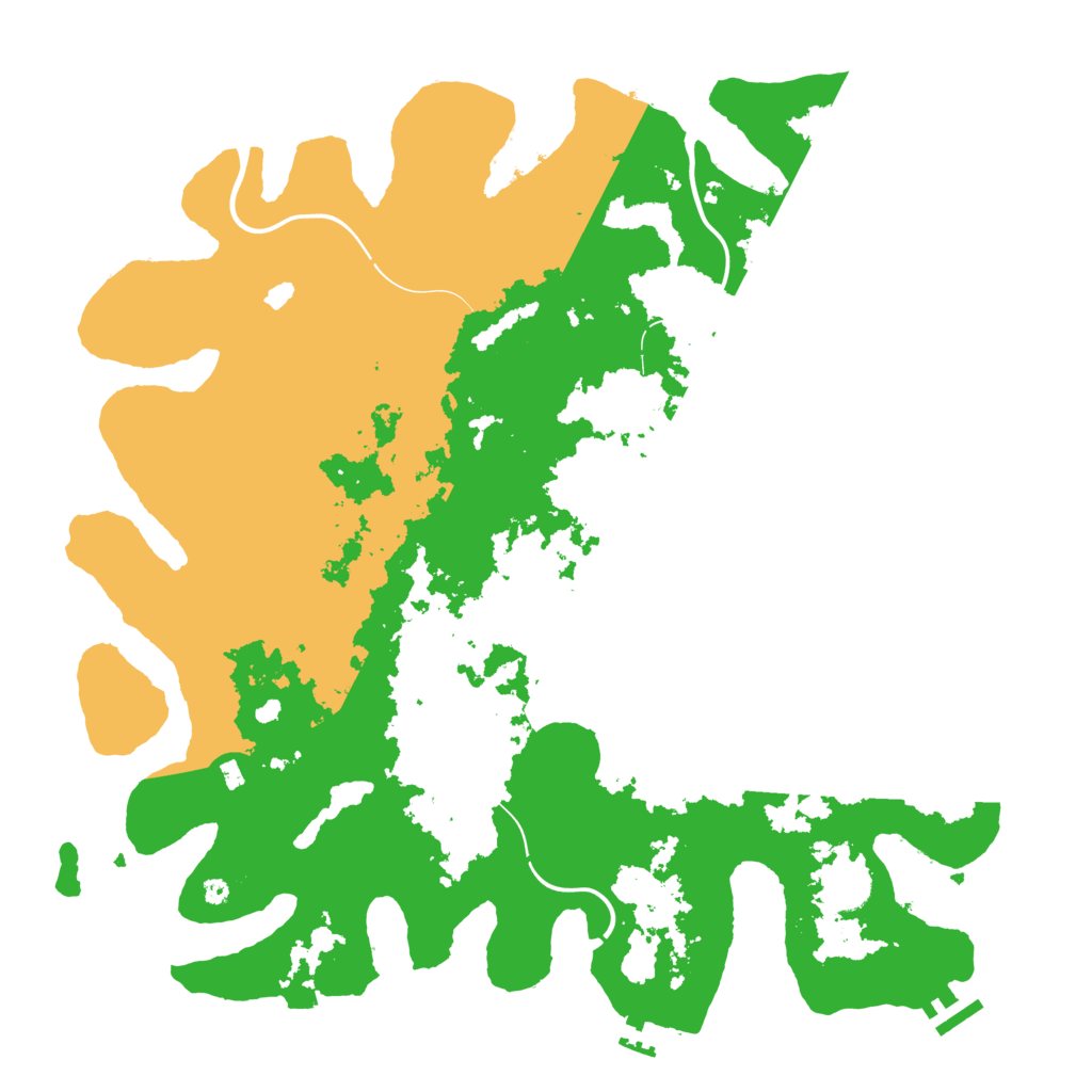 Biome Rust Map: Procedural Map, Size: 4250, Seed: 1392355116
