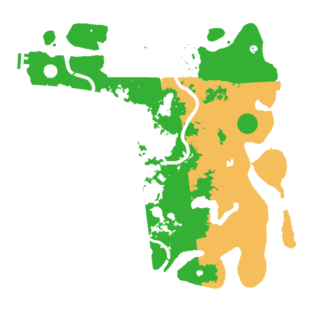 Biome Rust Map: Procedural Map, Size: 4000, Seed: 1235999017
