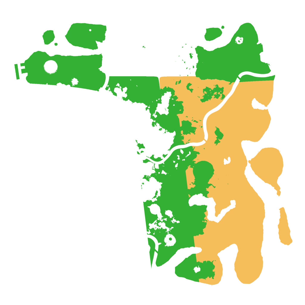 Biome Rust Map: Procedural Map, Size: 4000, Seed: 1235999017