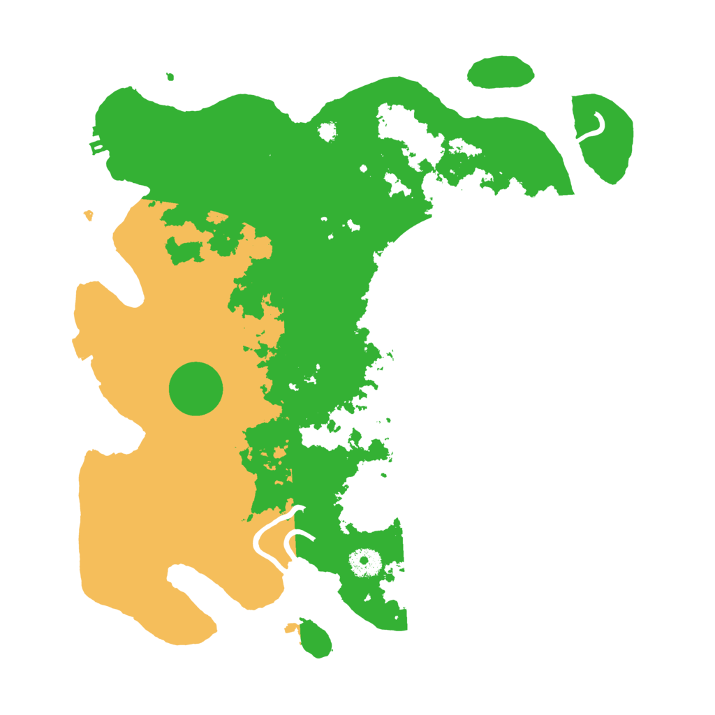 Biome Rust Map: Procedural Map, Size: 3500, Seed: 5176404