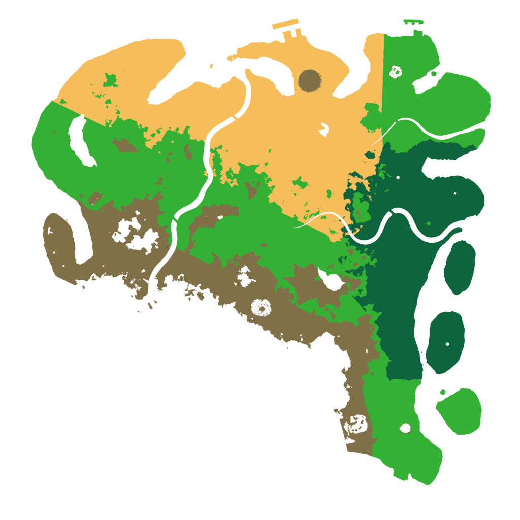 Biome Rust Map: Procedural Map, Size: 4000, Seed: 7913