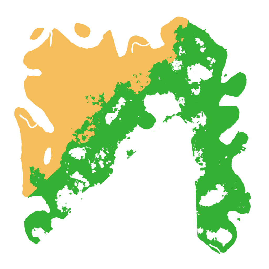 Biome Rust Map: Procedural Map, Size: 4250, Seed: 548428988