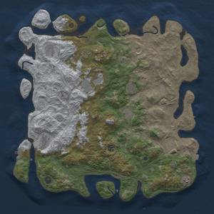 Thumbnail Rust Map: Procedural Map, Size: 4500, Seed: 469328785, 19 Monuments