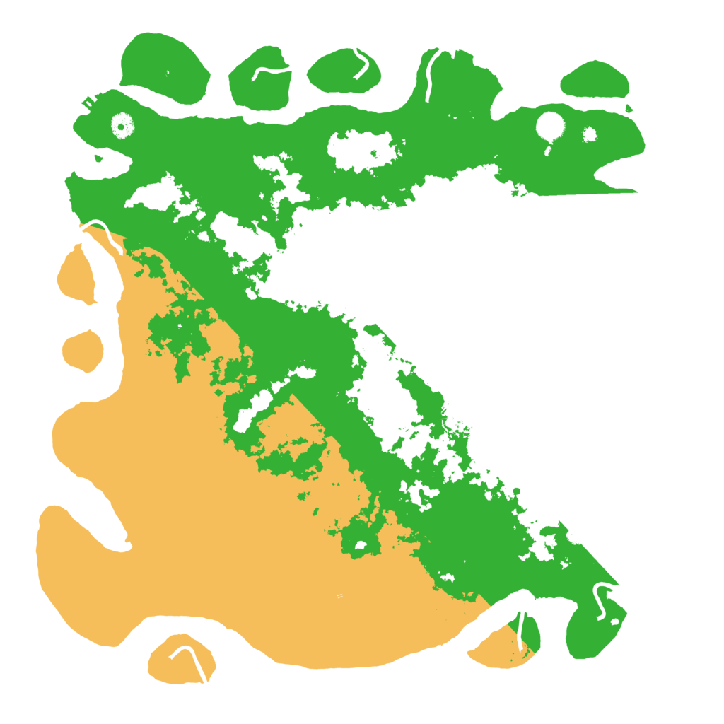Biome Rust Map: Procedural Map, Size: 4500, Seed: 198357699