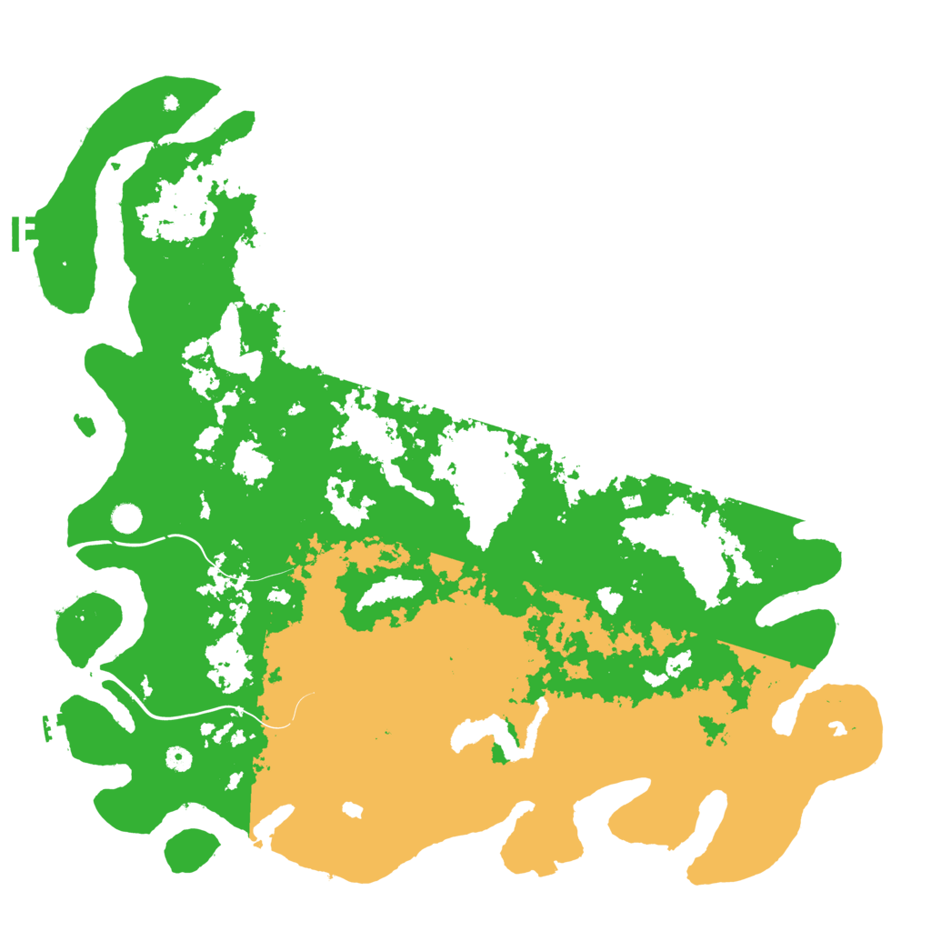 Biome Rust Map: Procedural Map, Size: 5392, Seed: 13825