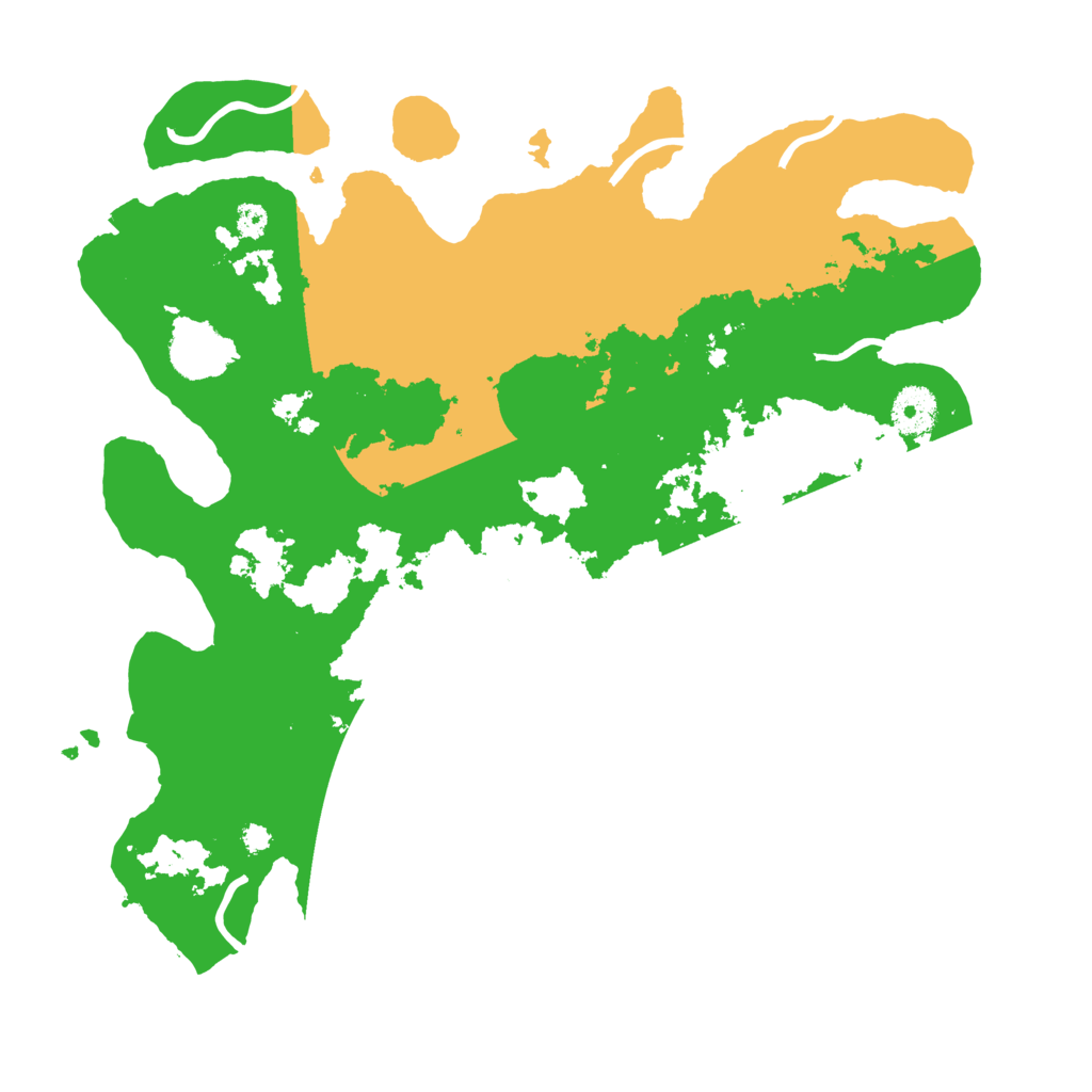 Biome Rust Map: Procedural Map, Size: 3500, Seed: 43961589