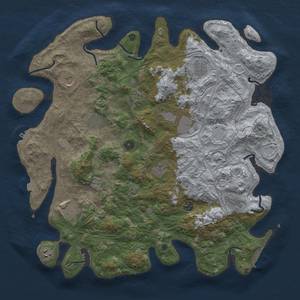 Thumbnail Rust Map: Procedural Map, Size: 4500, Seed: 1526715824, 19 Monuments