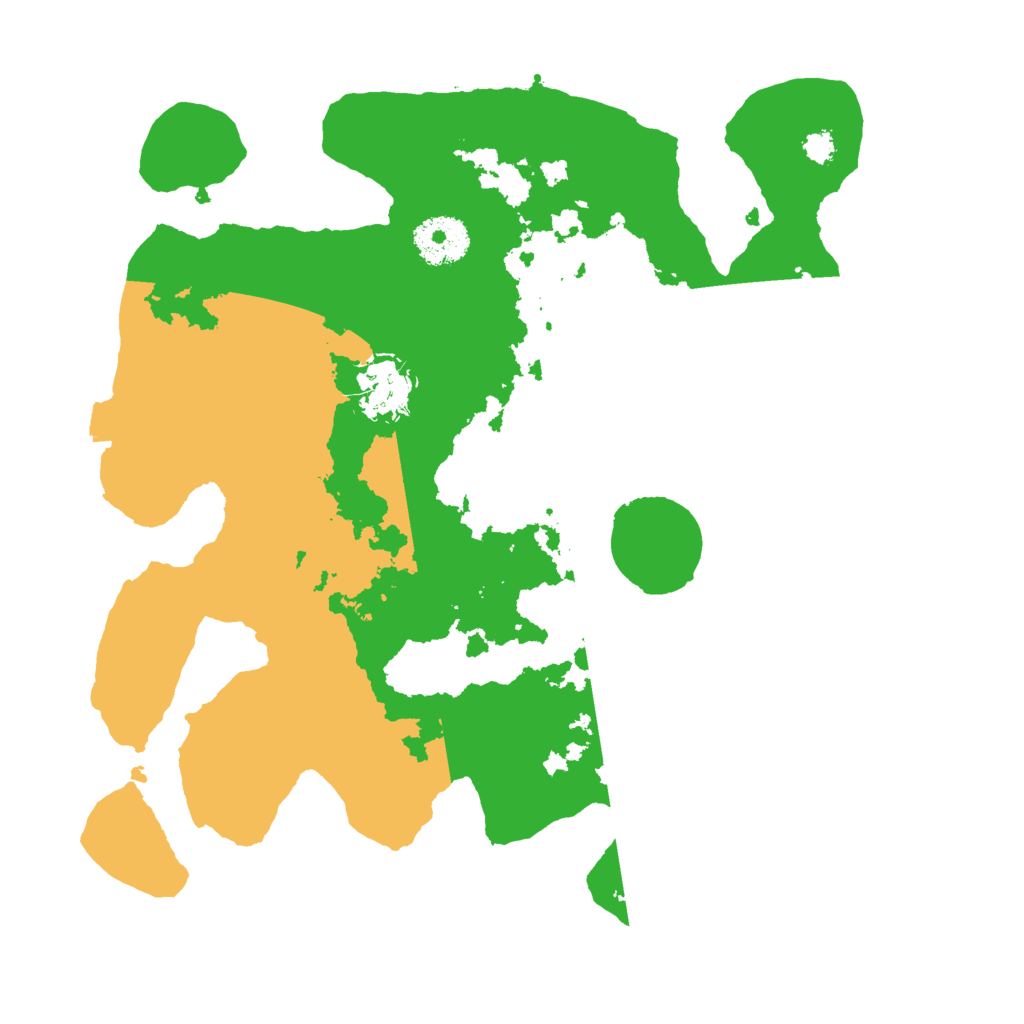 Biome Rust Map: Procedural Map, Size: 3000, Seed: 20220125