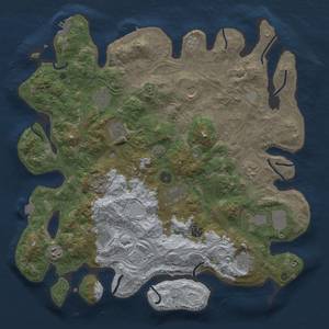 Thumbnail Rust Map: Procedural Map, Size: 4250, Seed: 571805876, 19 Monuments