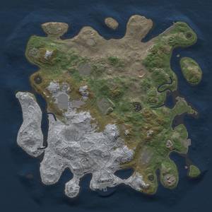 Thumbnail Rust Map: Procedural Map, Size: 3750, Seed: 66137238, 17 Monuments