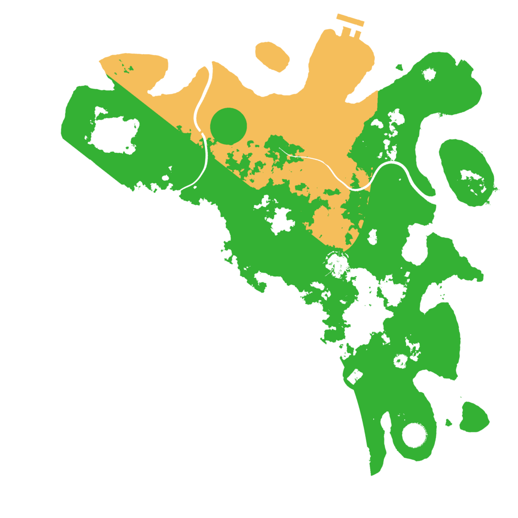 Biome Rust Map: Procedural Map, Size: 3750, Seed: 66137238
