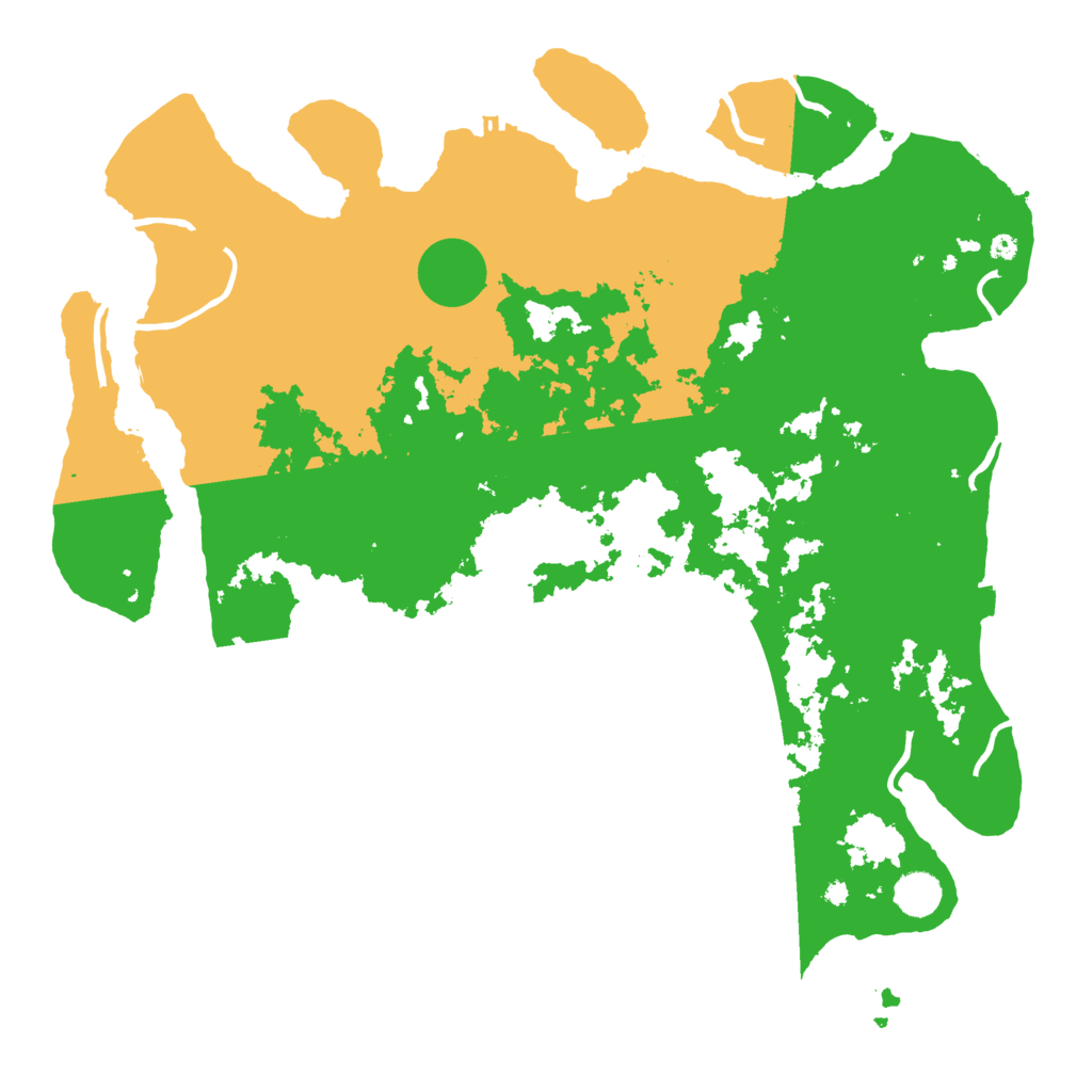 Biome Rust Map: Procedural Map, Size: 4200, Seed: 37548105