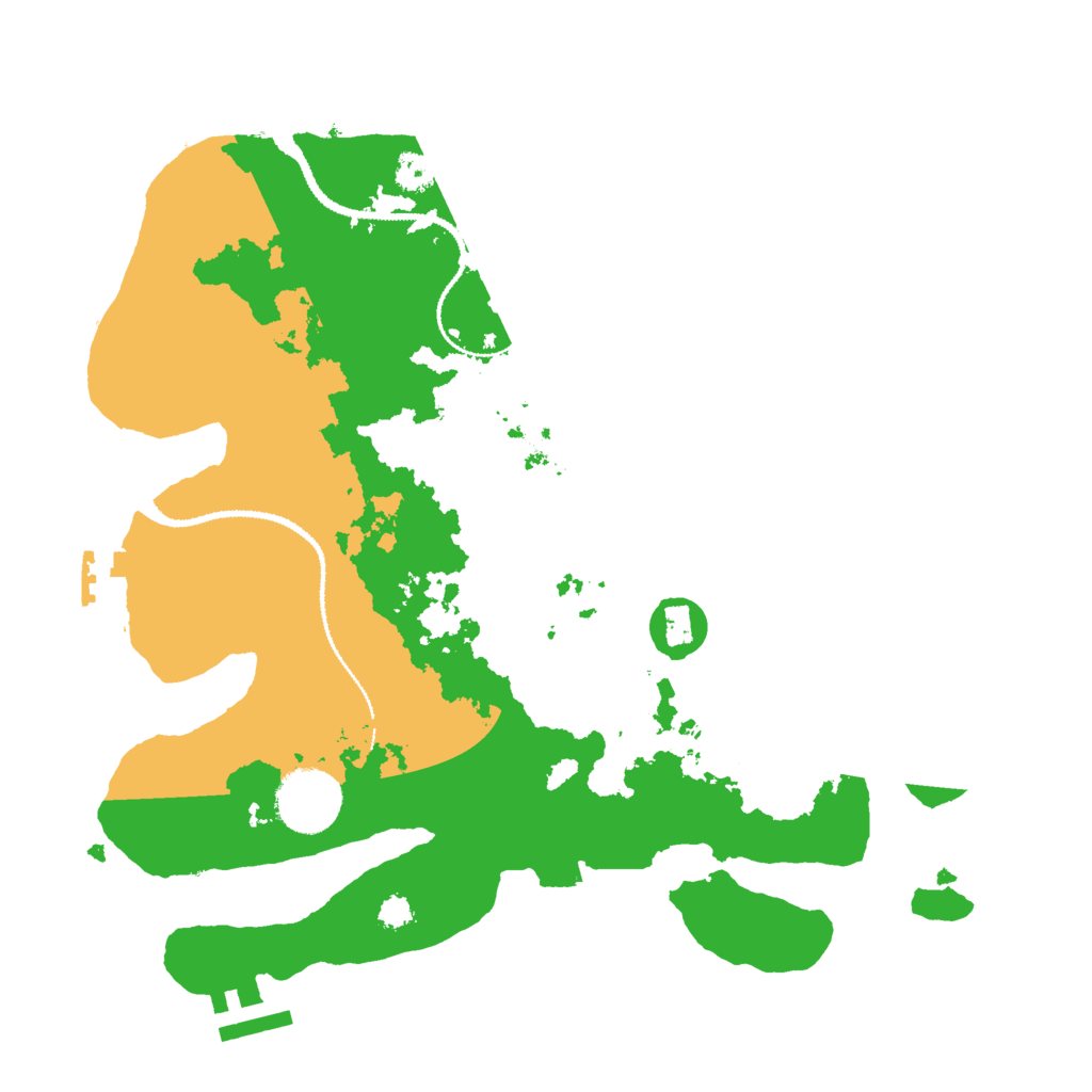 Biome Rust Map: Procedural Map, Size: 3000, Seed: 909619700