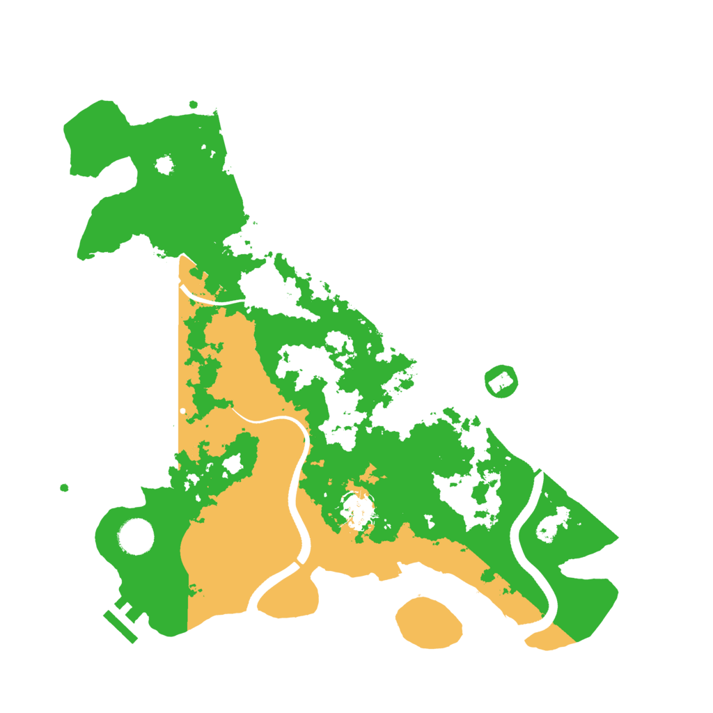 Biome Rust Map: Procedural Map, Size: 3500, Seed: 449697057
