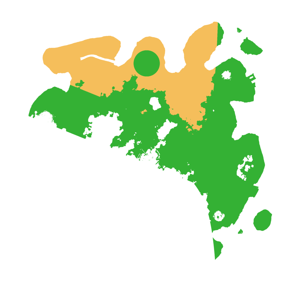 Biome Rust Map: Procedural Map, Size: 3000, Seed: 28645