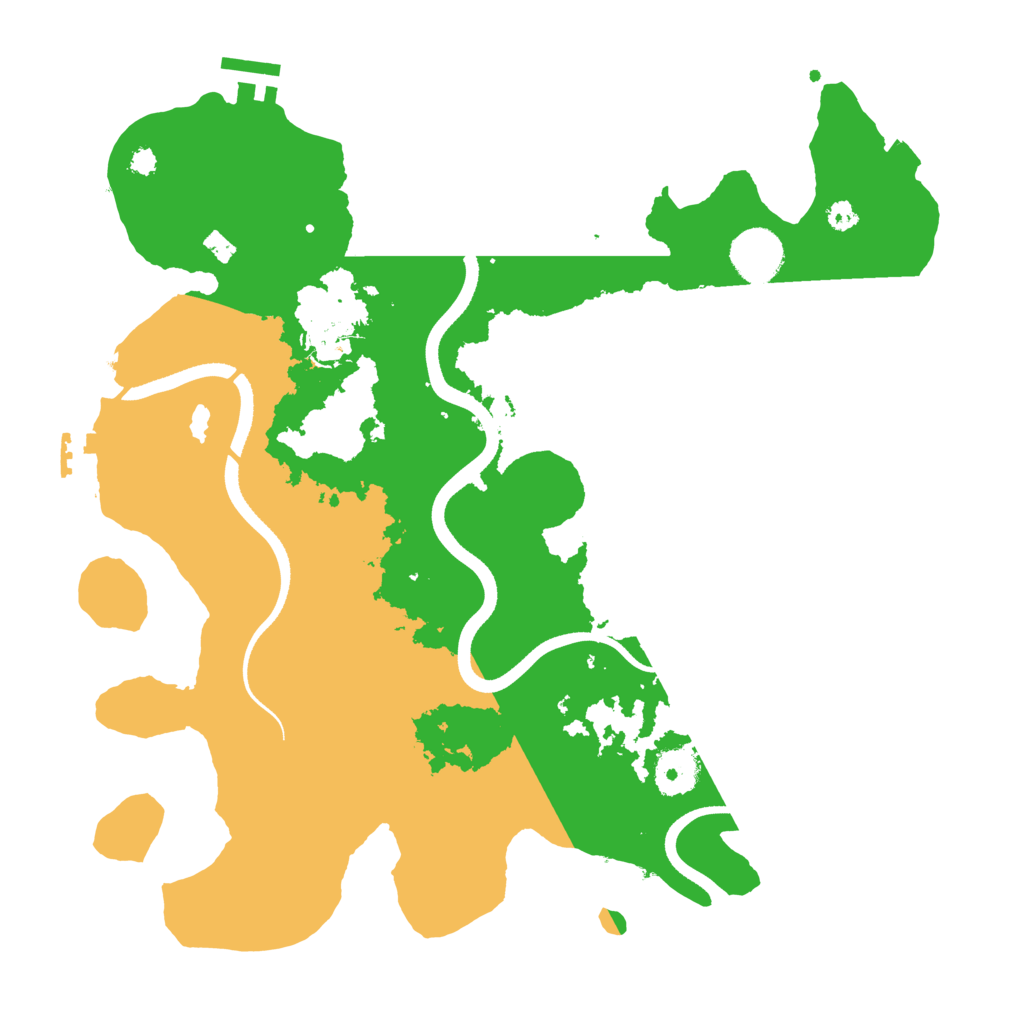 Biome Rust Map: Procedural Map, Size: 3500, Seed: 1684990273