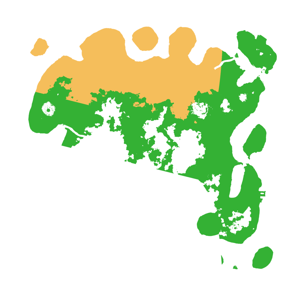 Biome Rust Map: Procedural Map, Size: 3500, Seed: 271473757