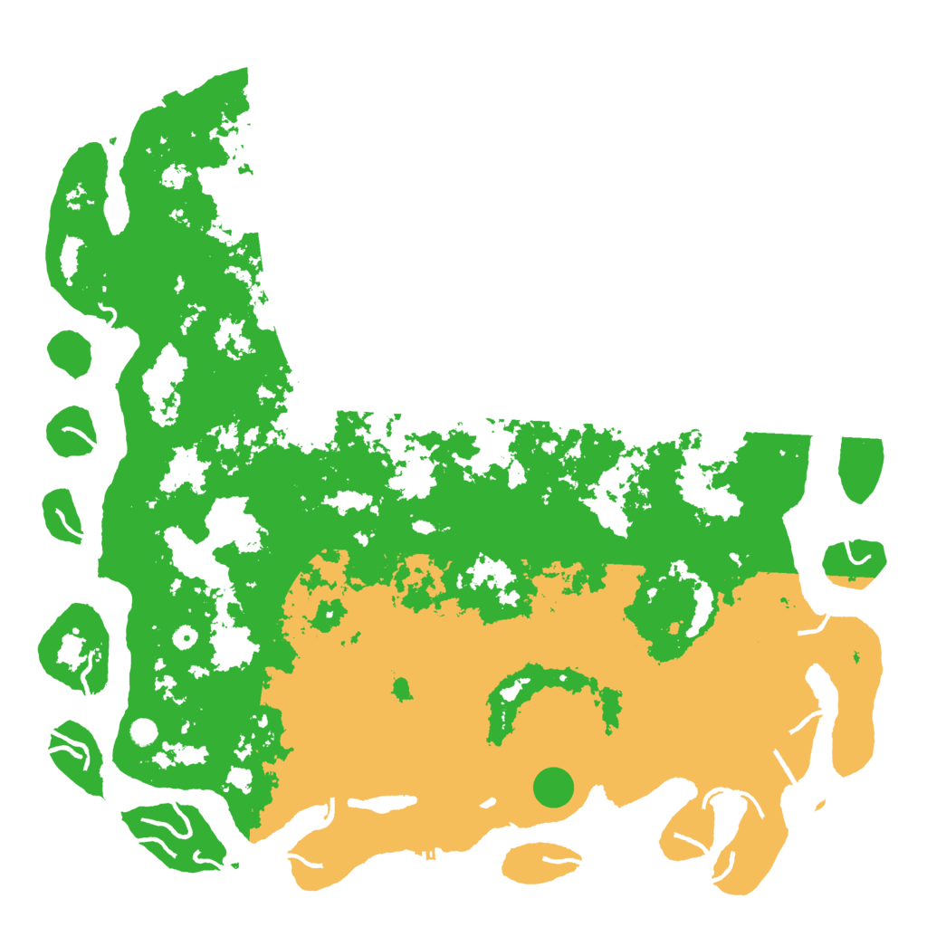 Biome Rust Map: Procedural Map, Size: 6000, Seed: 8592913