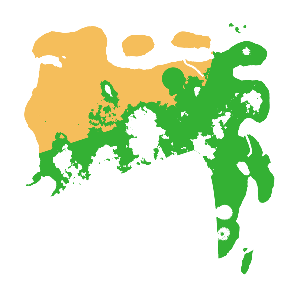 Biome Rust Map: Procedural Map, Size: 3500, Seed: 56353056