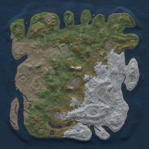 Thumbnail Rust Map: Procedural Map, Size: 4500, Seed: 1576807074, 19 Monuments