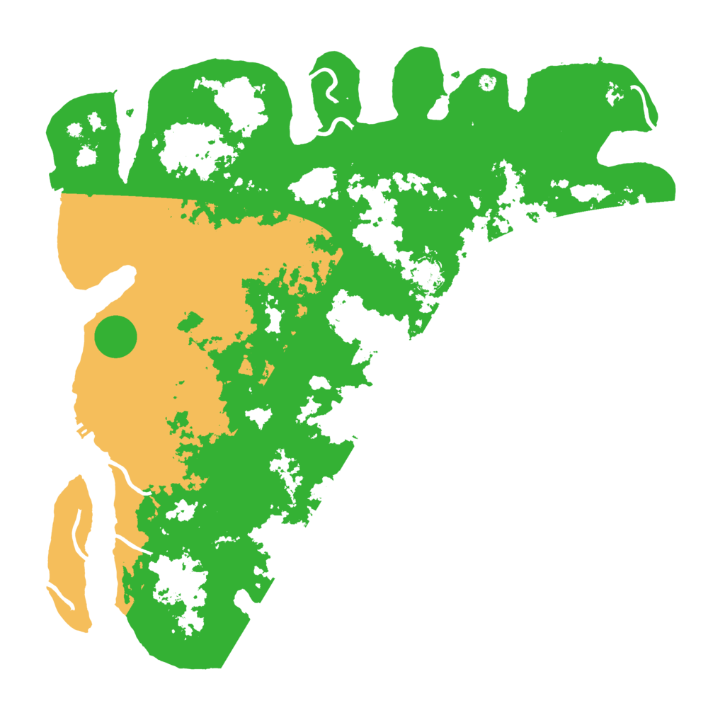 Biome Rust Map: Procedural Map, Size: 4500, Seed: 1576807074