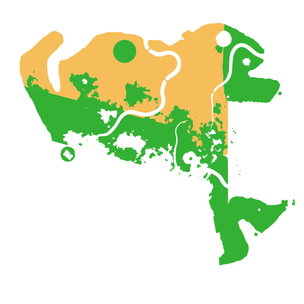 Biome Rust Map: Procedural Map, Size: 3500, Seed: 675354951