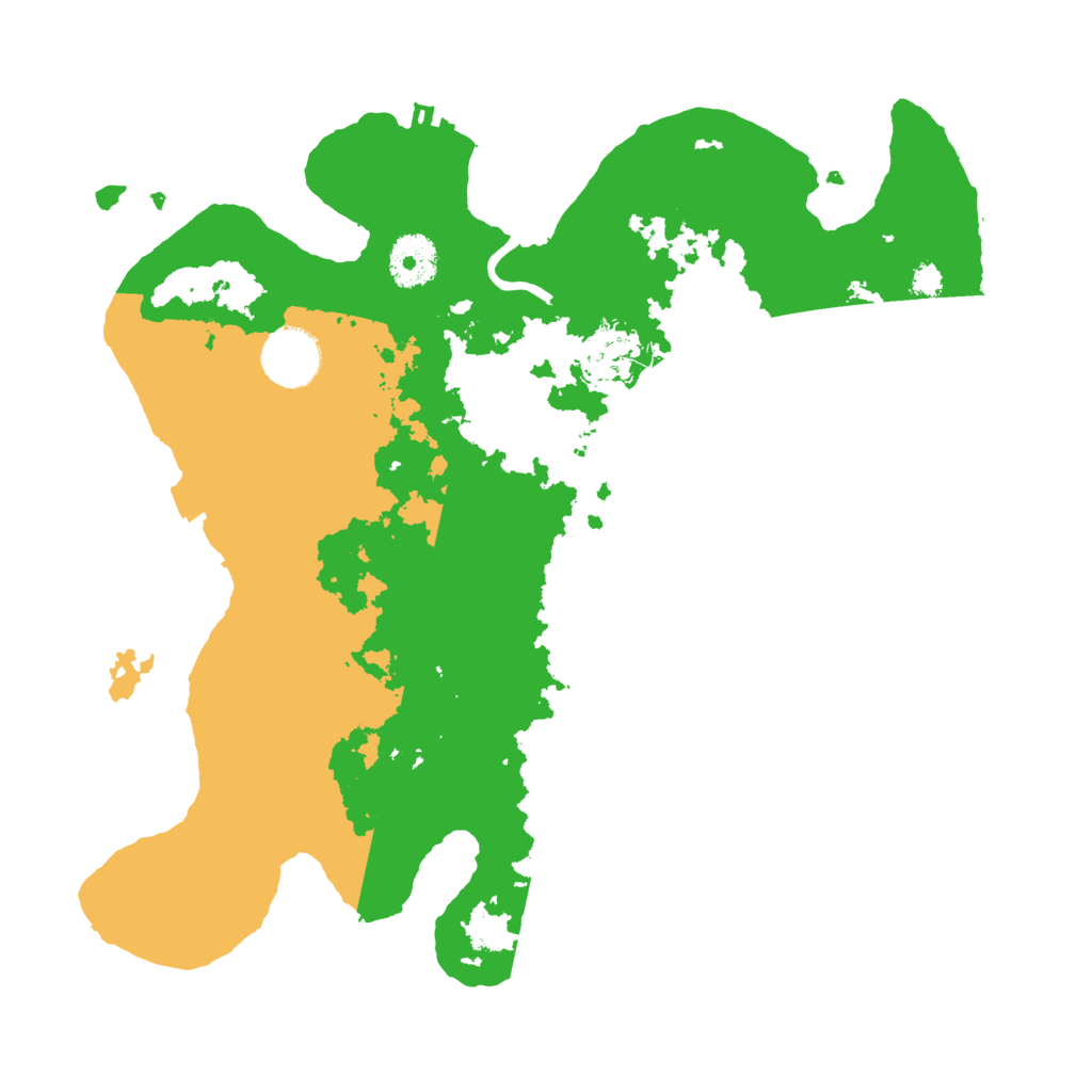 Biome Rust Map: Procedural Map, Size: 3250, Seed: 495458545